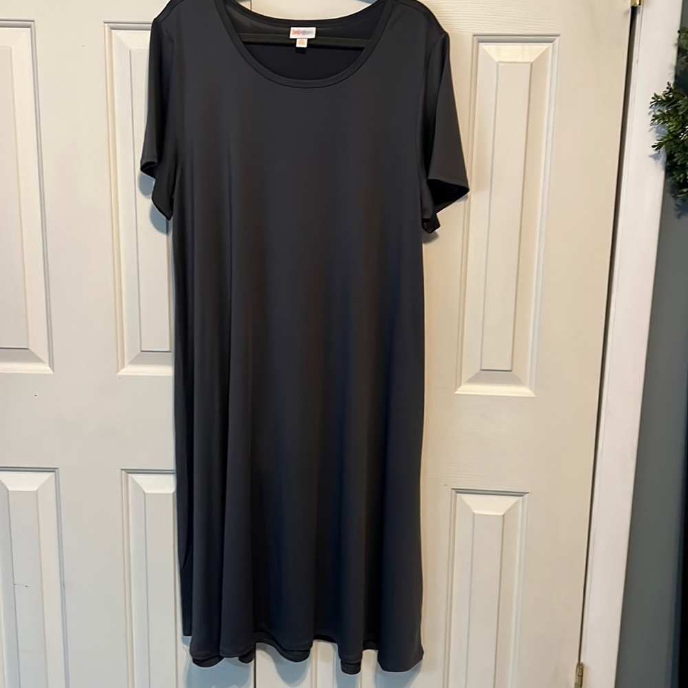 EUC Lularoe Jessie 3XL Dark Gray